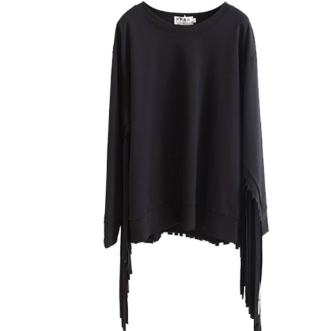 Long-sleeved Crew Neck Sweatshirt
