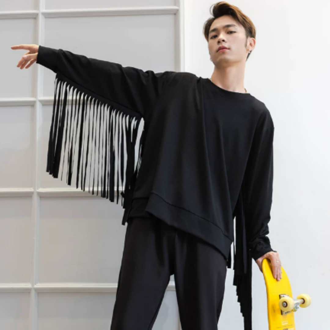 Long-sleeved Crew Neck Sweatshirt