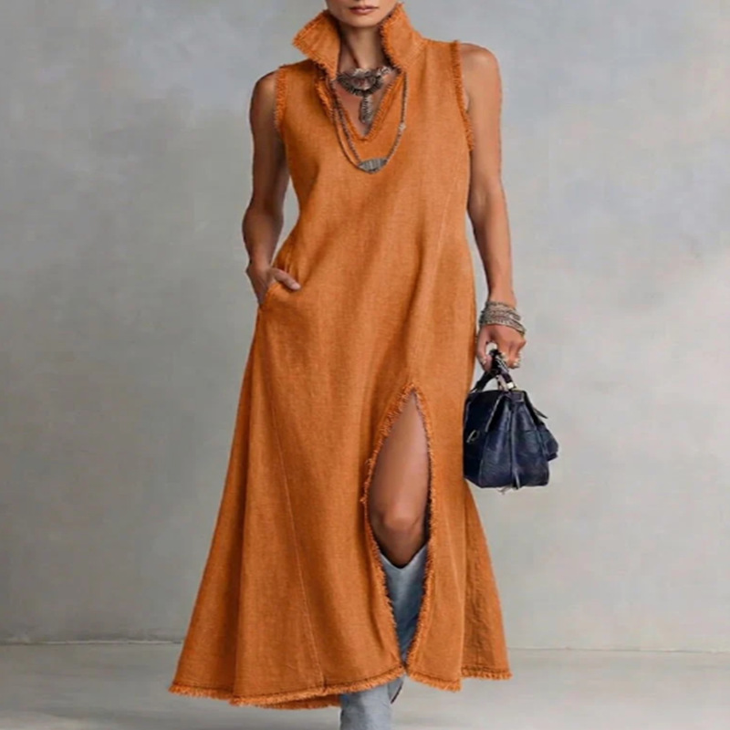 Cotton-linen Dress