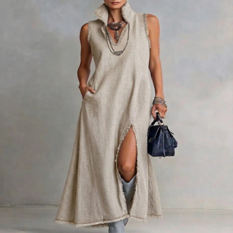 Cotton-linen Dress
