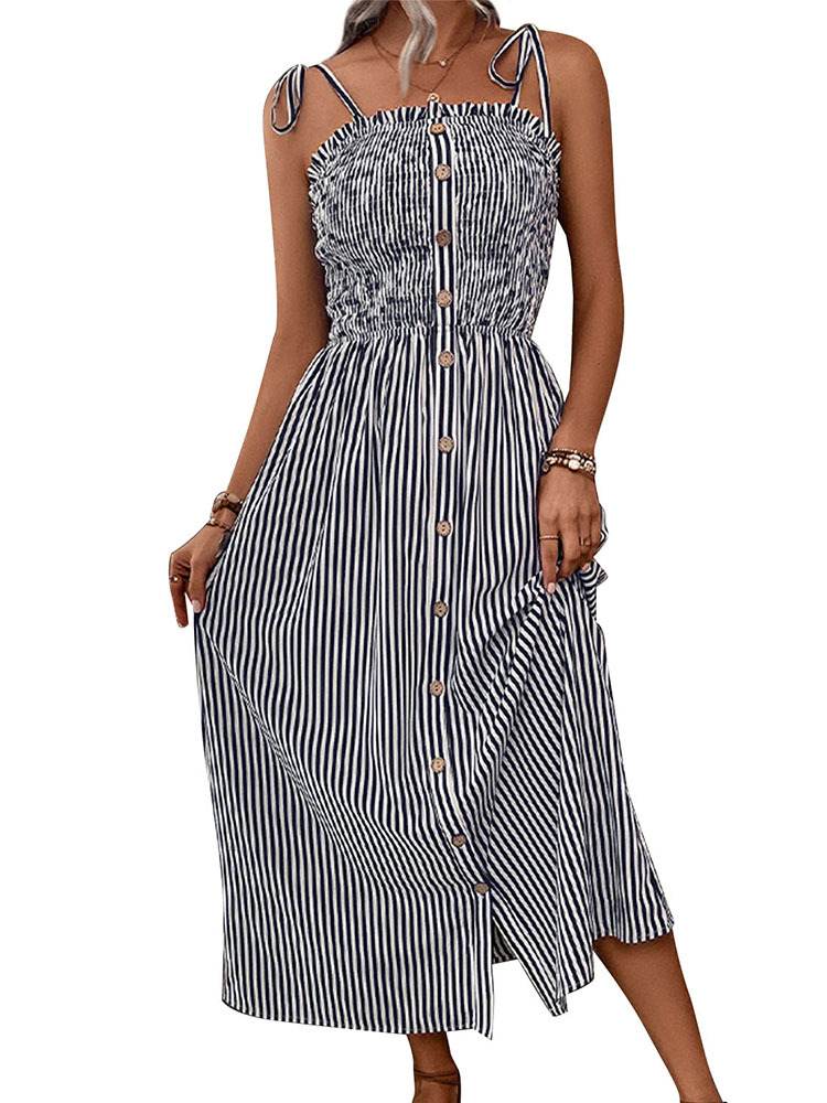 Womens Striped Dress