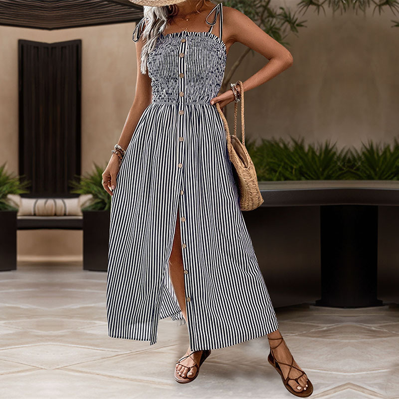 Womens Striped Dress