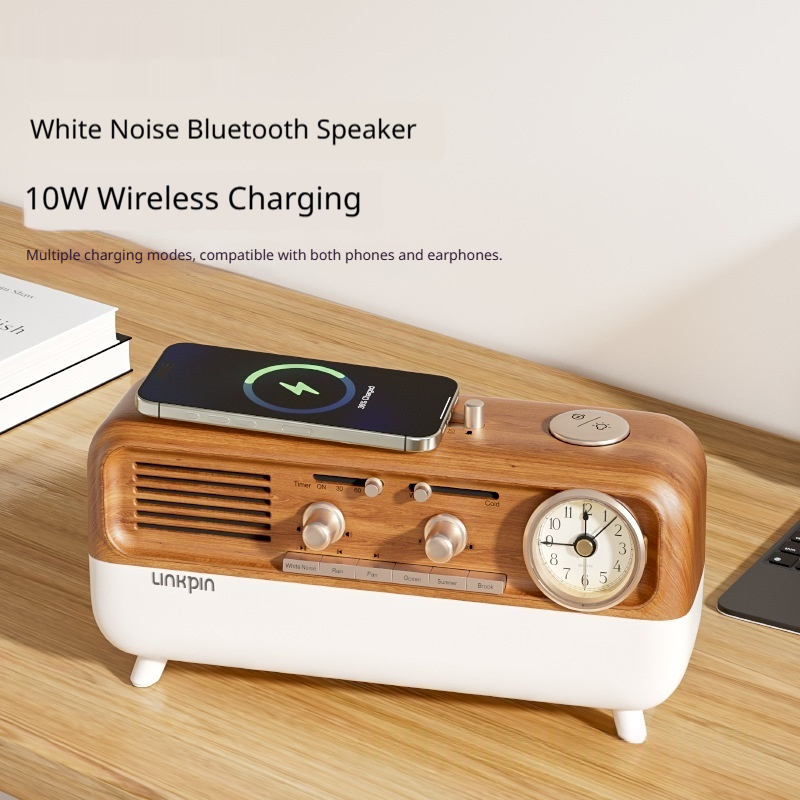 Portable Alarm Clock Speaker Retro Ambience