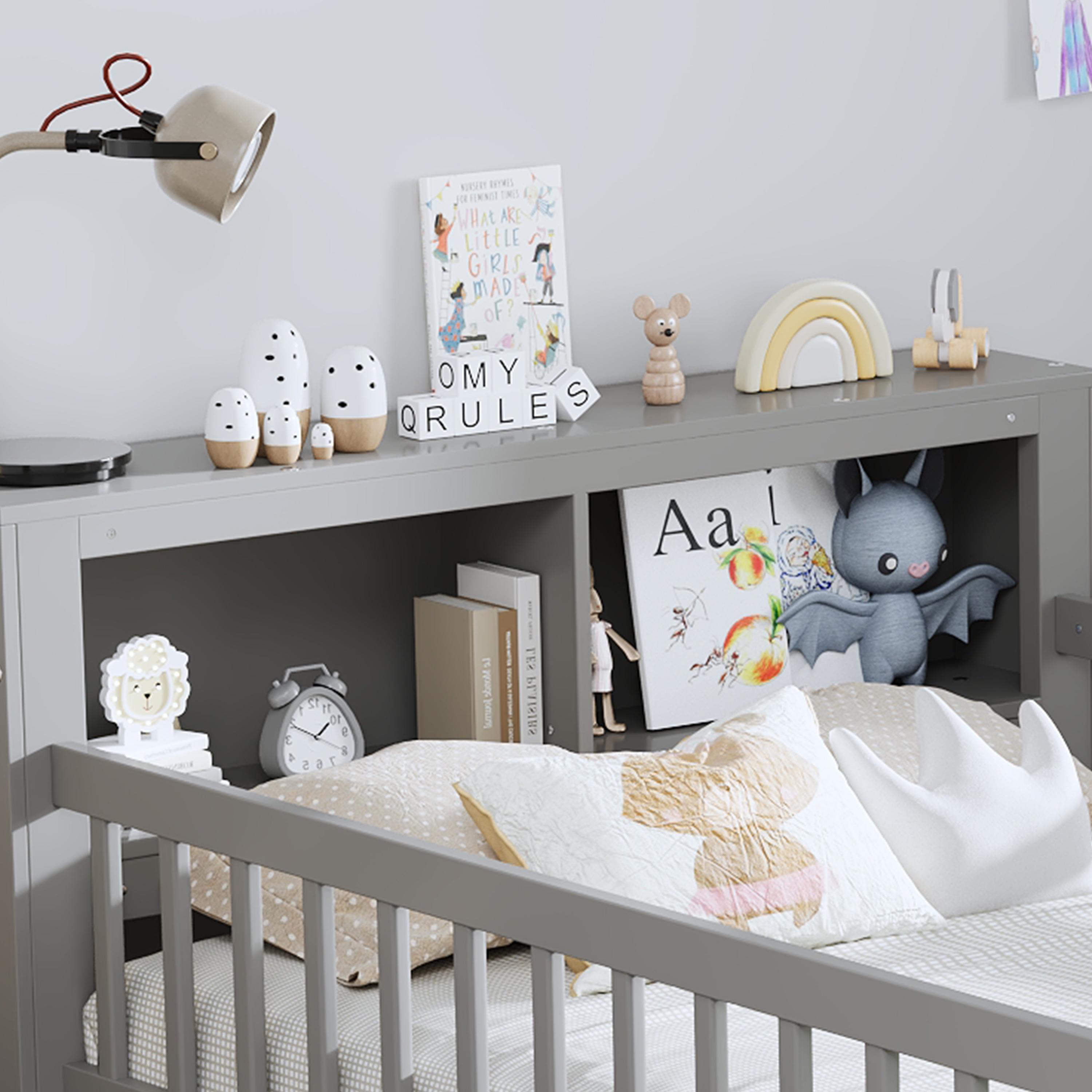 Twin Size Bed Storage Headboard