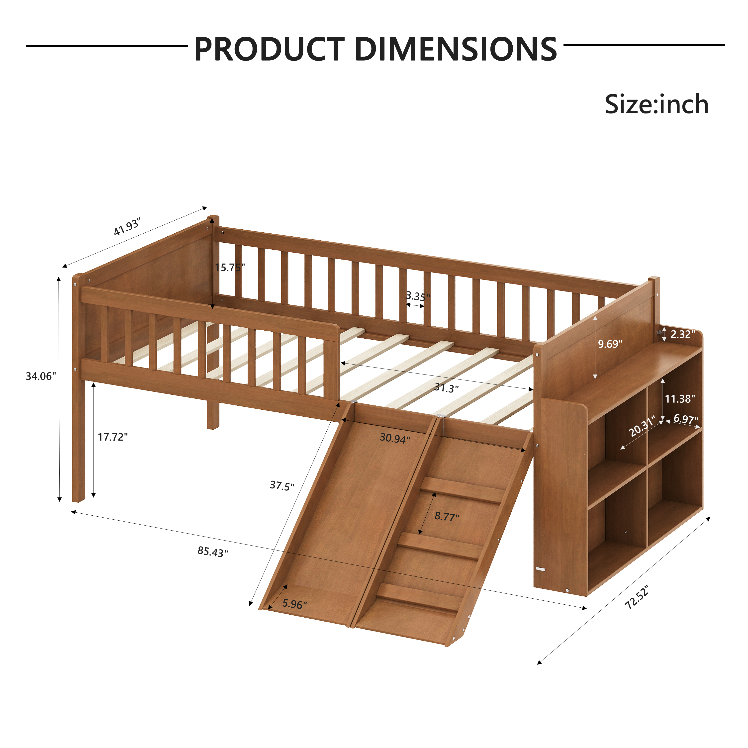Twin Bed Frame With Storage