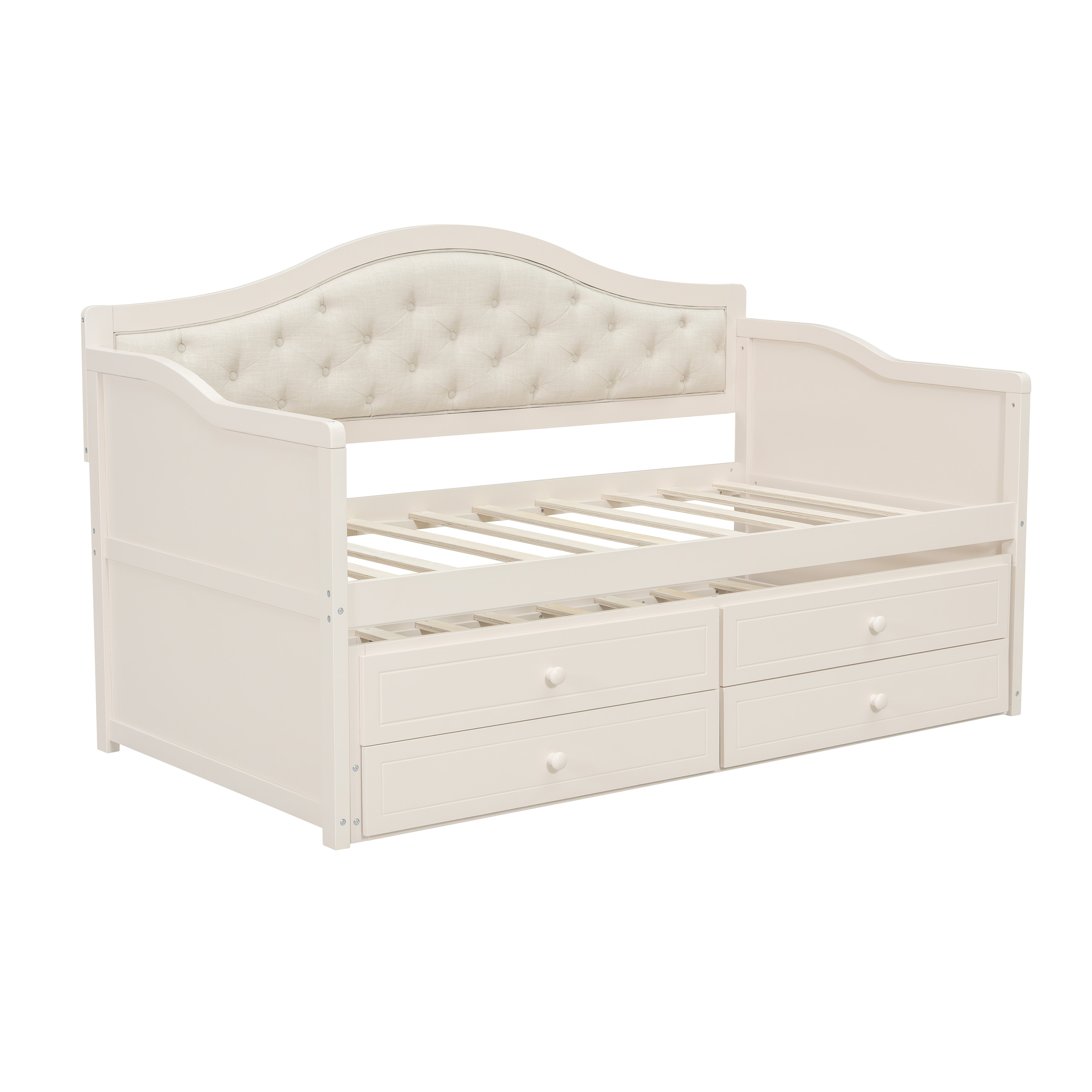 Twin Daybed With Trundle And Storage Drawers
