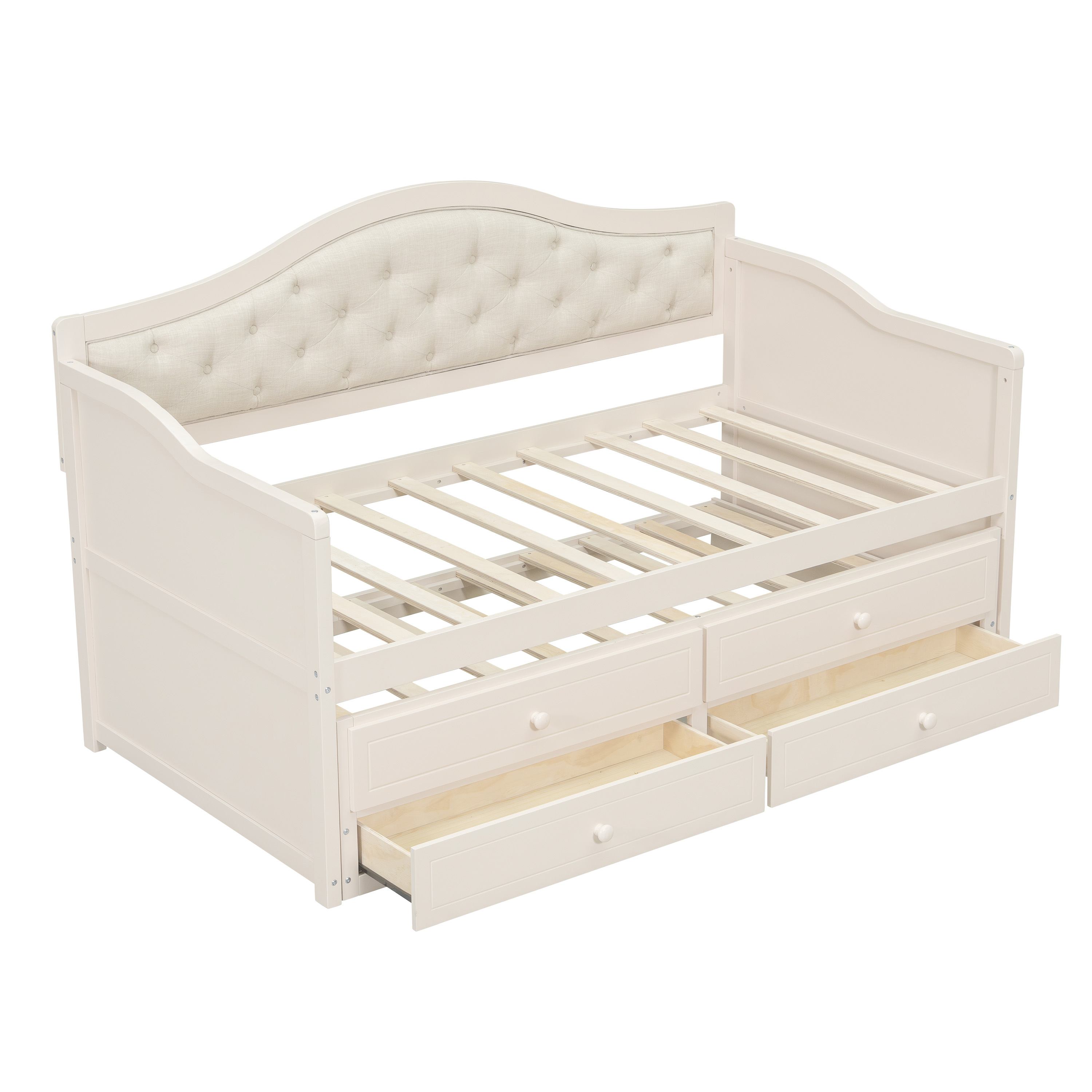 Twin Daybed With Trundle And Storage Drawers