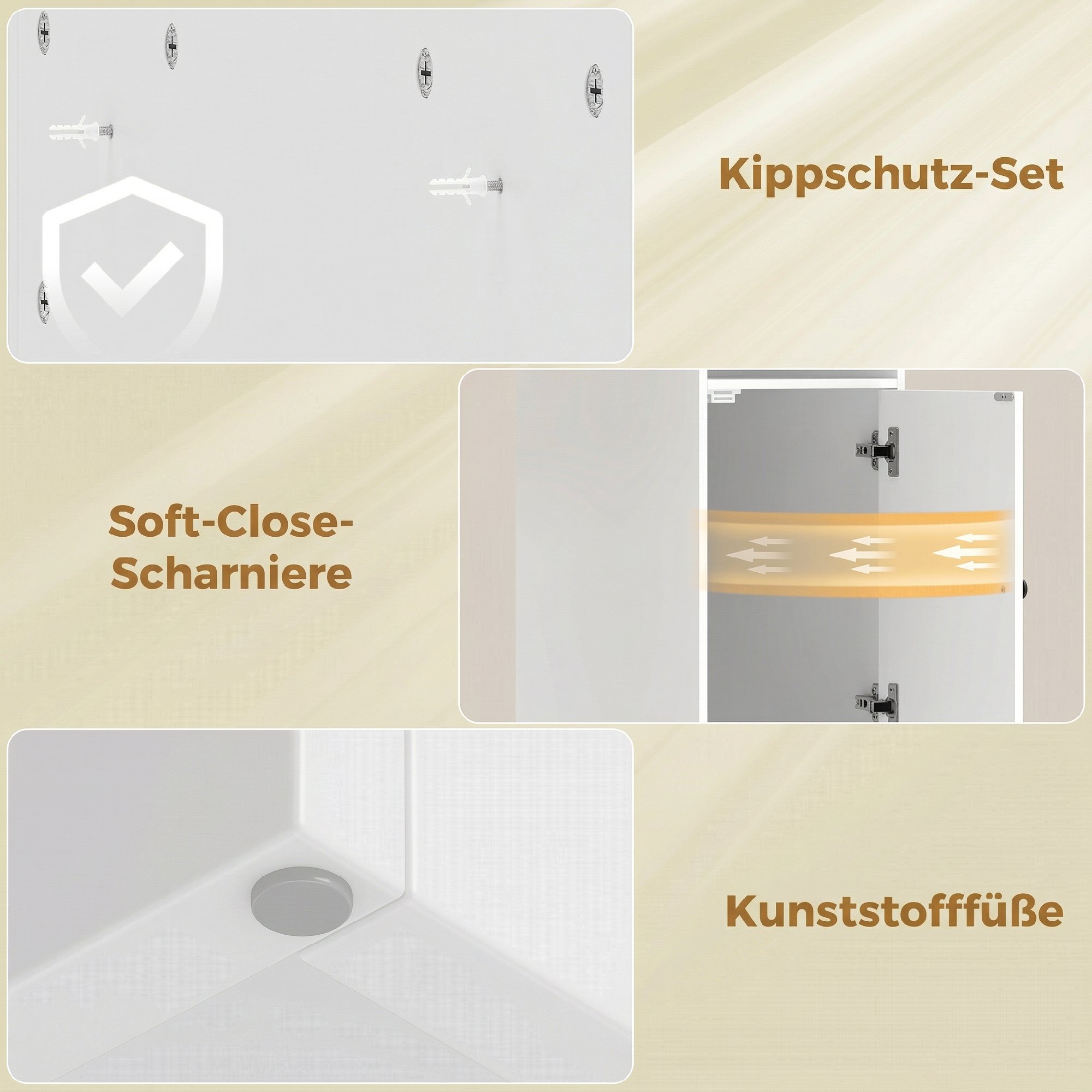 Schrank Über Der Waschmaschine Mit Soft-Close