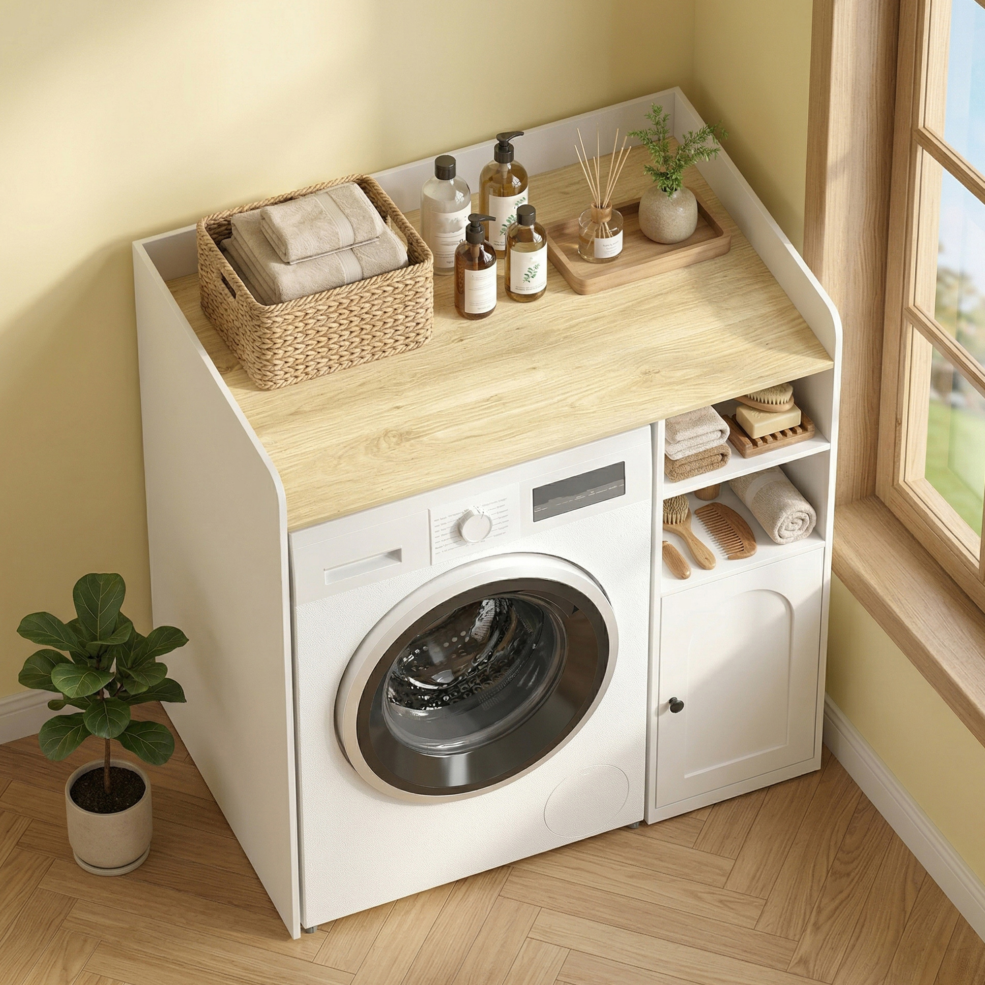 Schrank Über Der Waschmaschine Mit Soft-Close