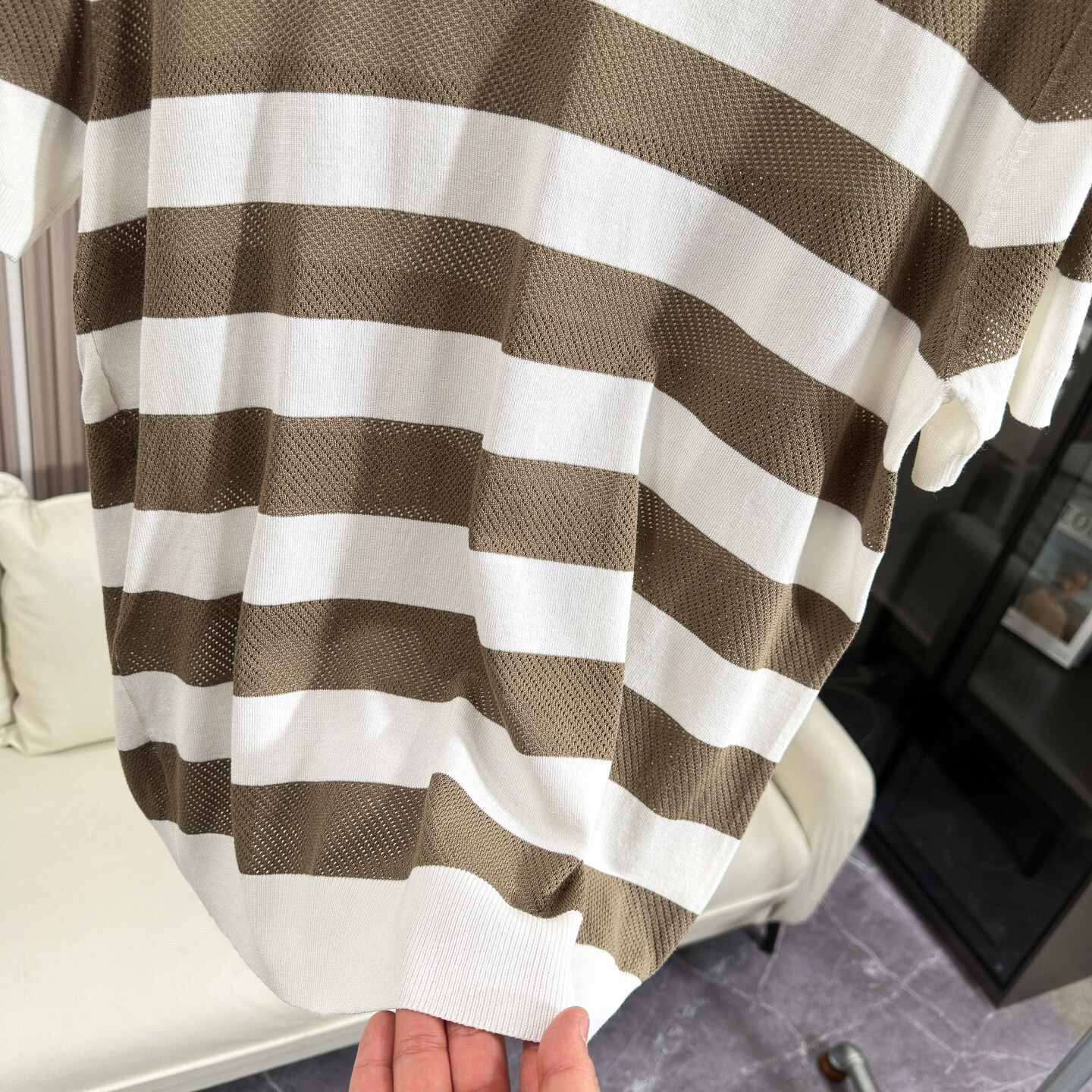 Polo Shirt Mens Short-Sleeve Knitted