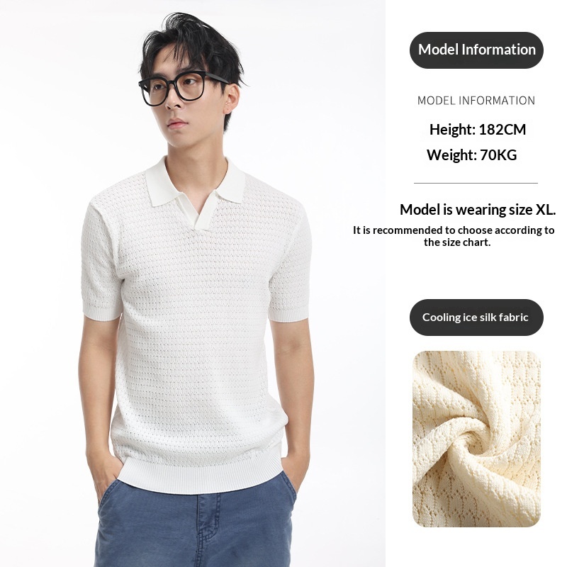 Breathable Business Polo Shirt