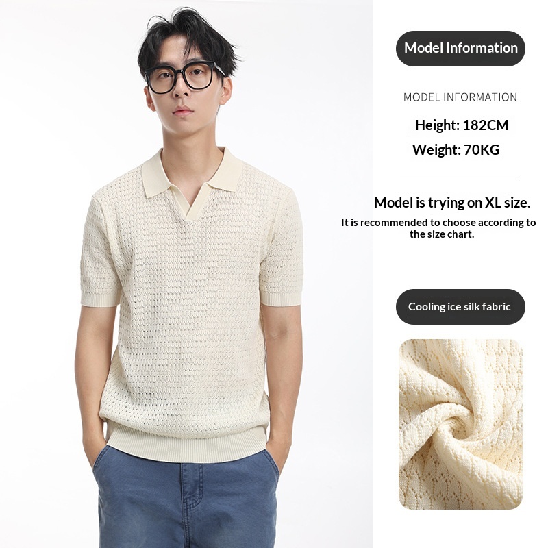 Breathable Business Polo Shirt