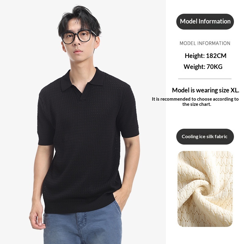 Breathable Business Polo Shirt
