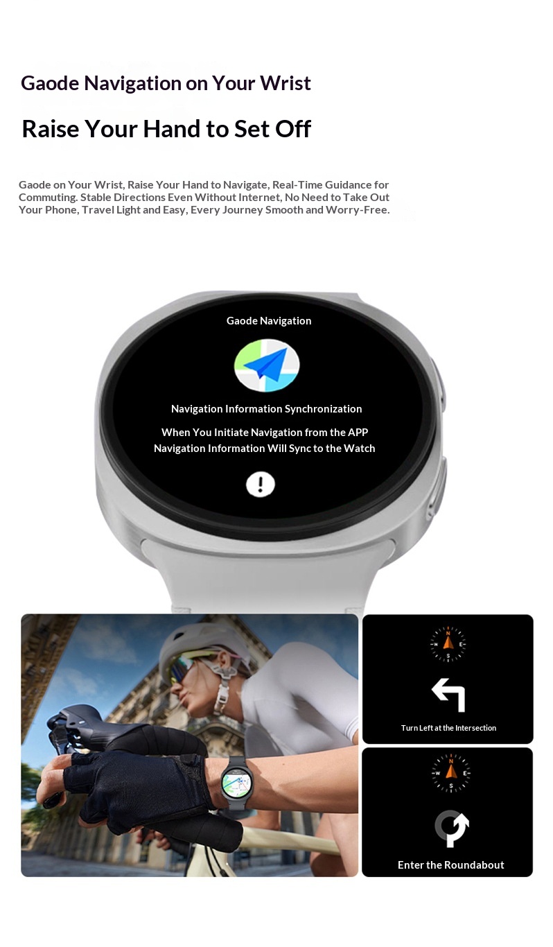 JS Watch8 Smartwatch 1.43-inch Round Screen