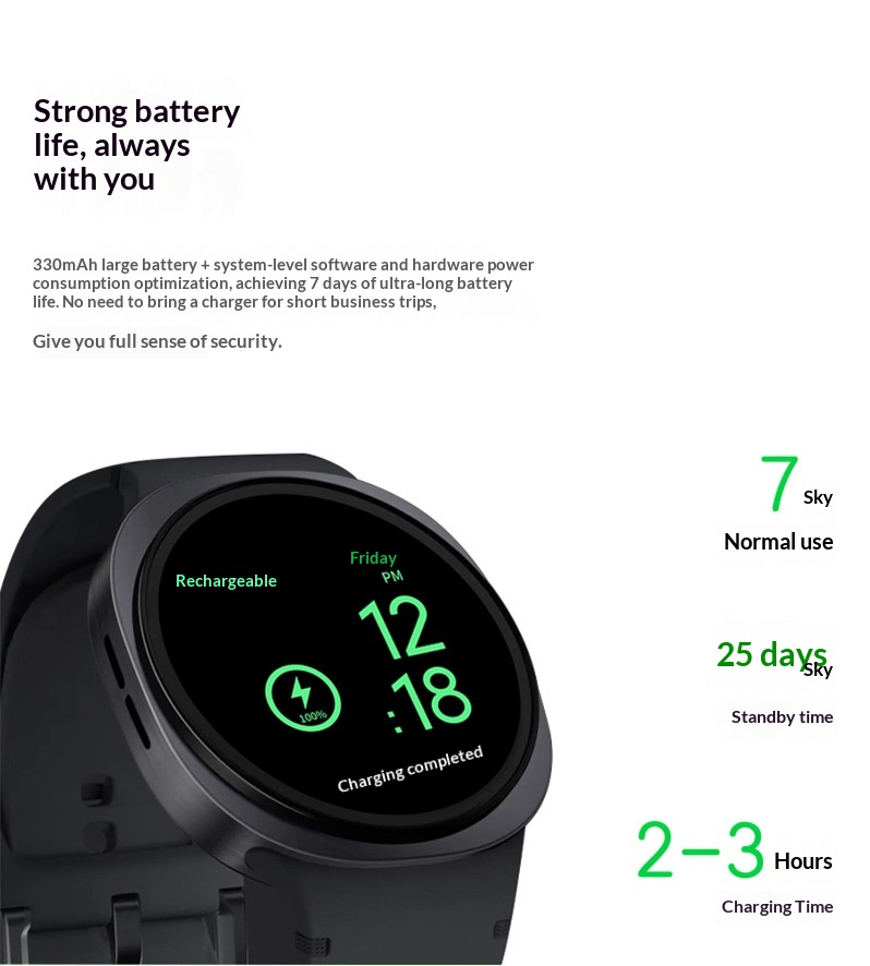 JS Watch8 Smartwatch 1.43-inch Round Screen