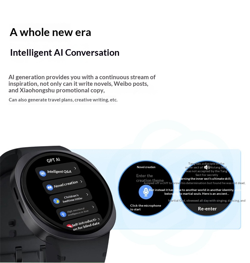 JS Watch8 Smartwatch 1.43-inch Round Screen