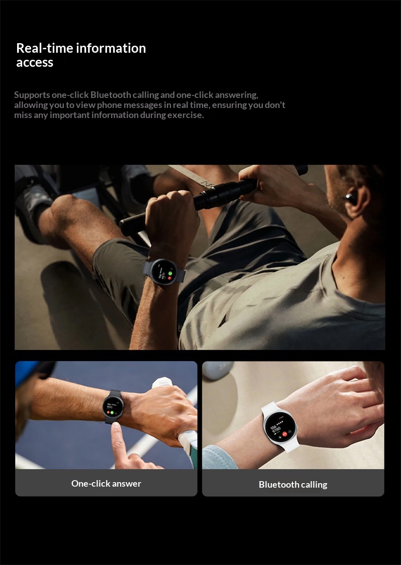 JS Watch8 Smartwatch 1.43-inch Round Screen