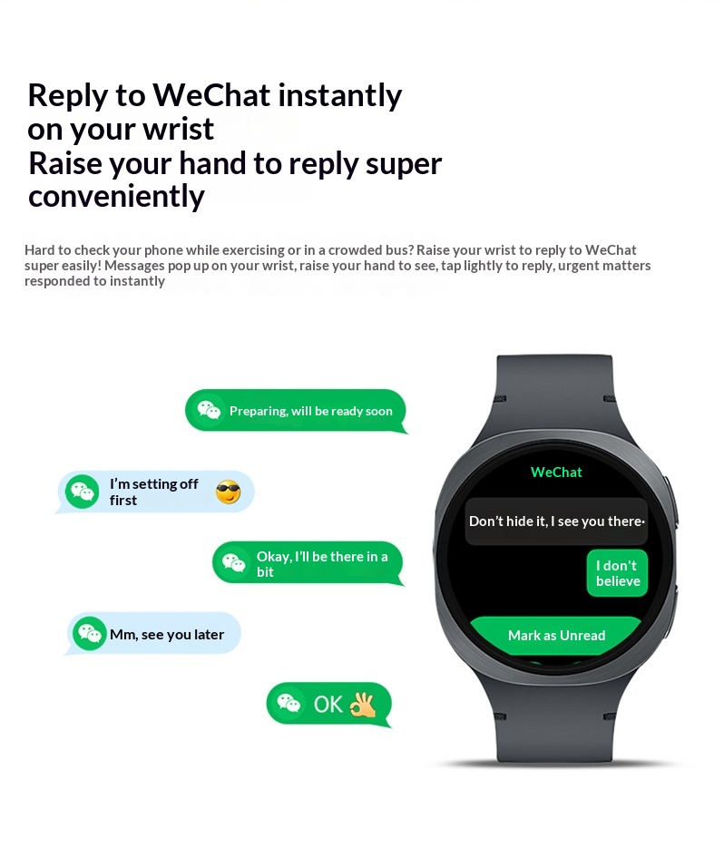 JS Watch8 Smartwatch 1.43-inch Round Screen