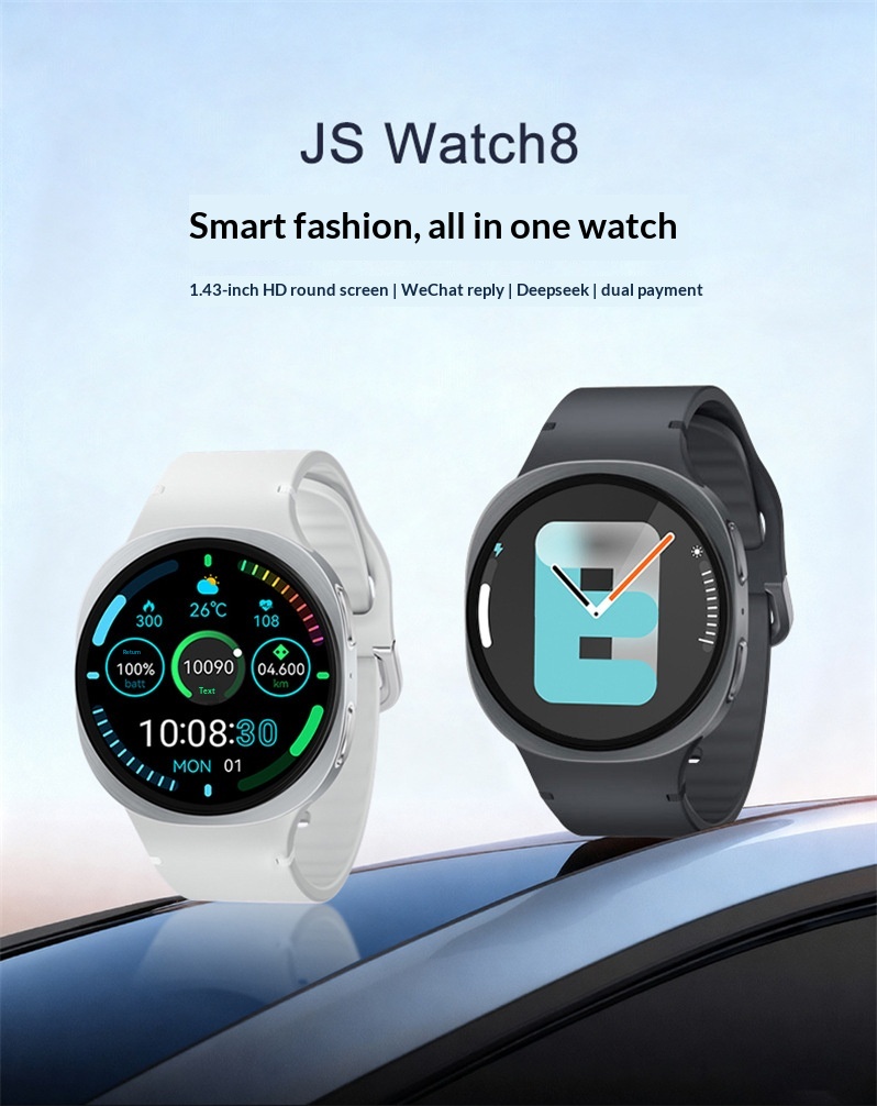JS Watch8 Smartwatch 1.43-inch Round Screen