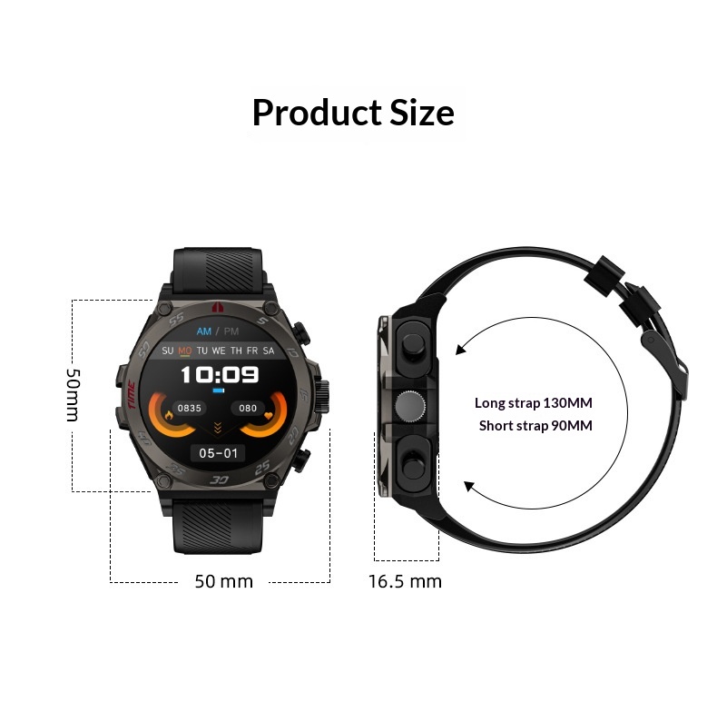 Smartwatch With Bluetooth Calling And TWS Earbuds In One