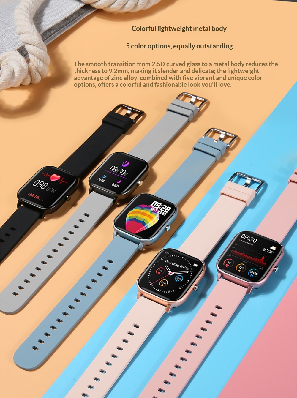 Smartwatch With Heart Rate Monitor