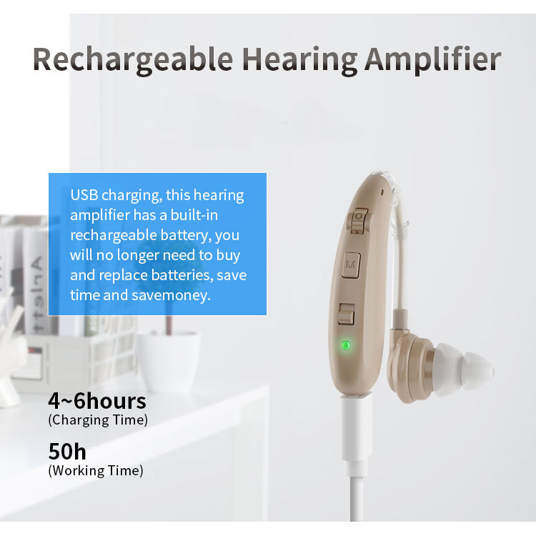 Rechargeable USB Hearing Aid