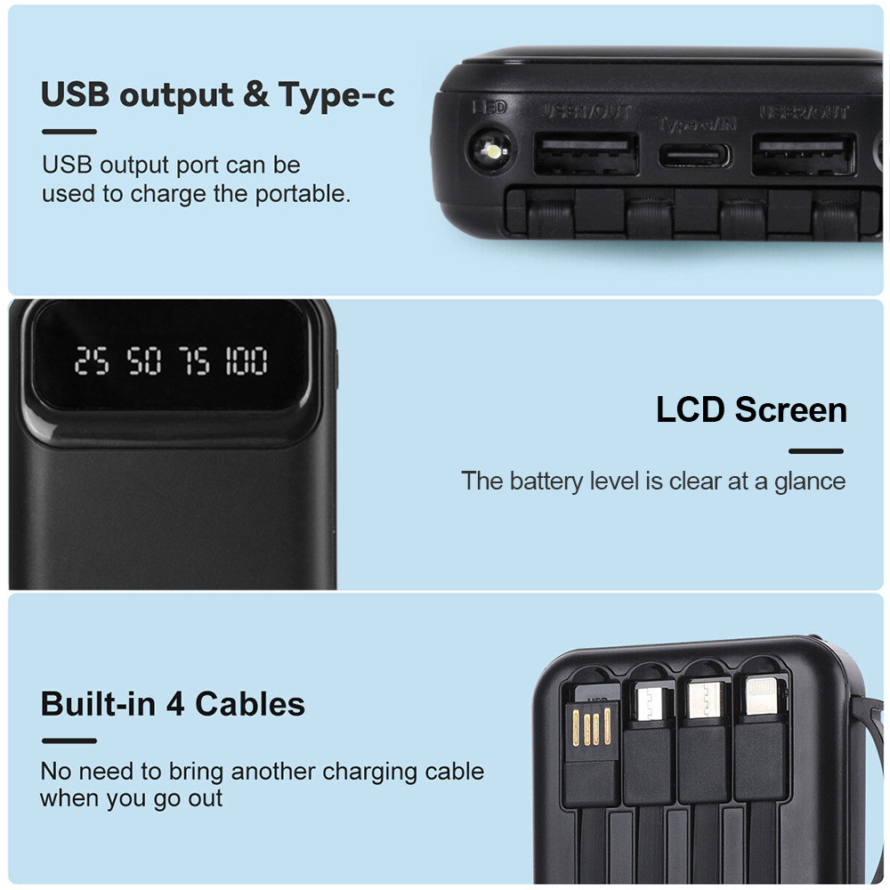 30000mAh Power Bank Charger
