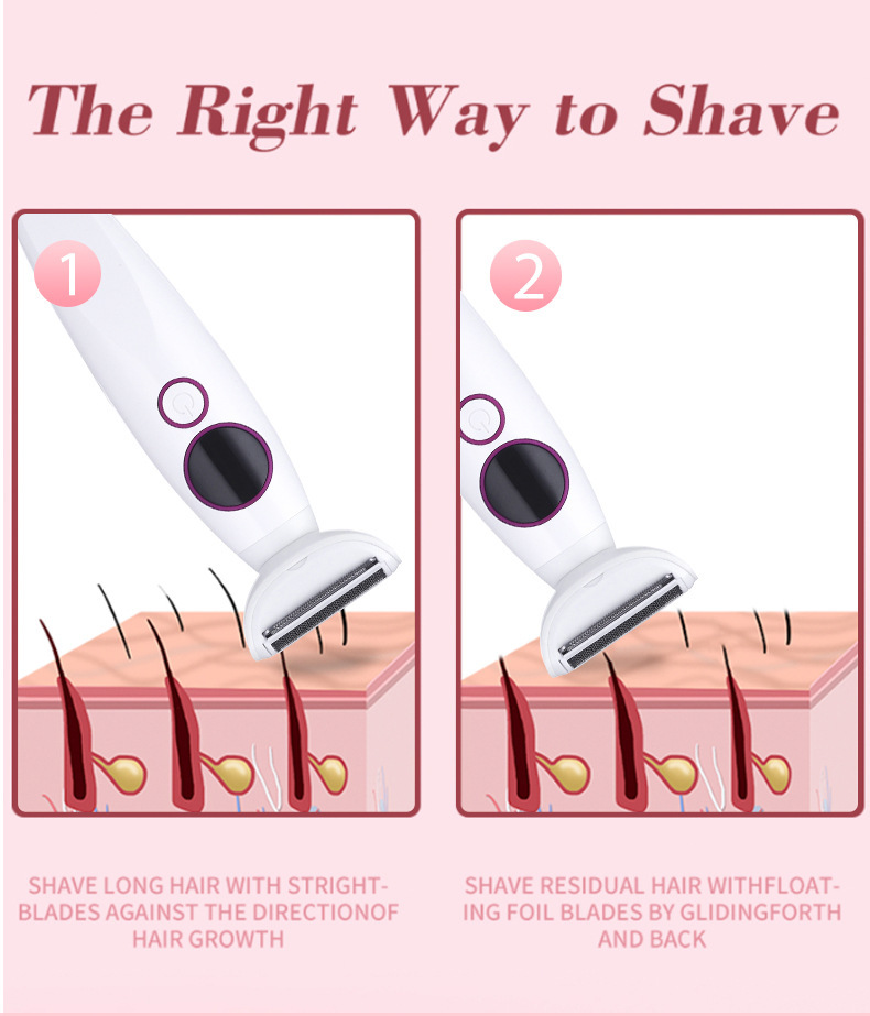 Electric Shaver 4-in-1 Rechargeable Trimmer