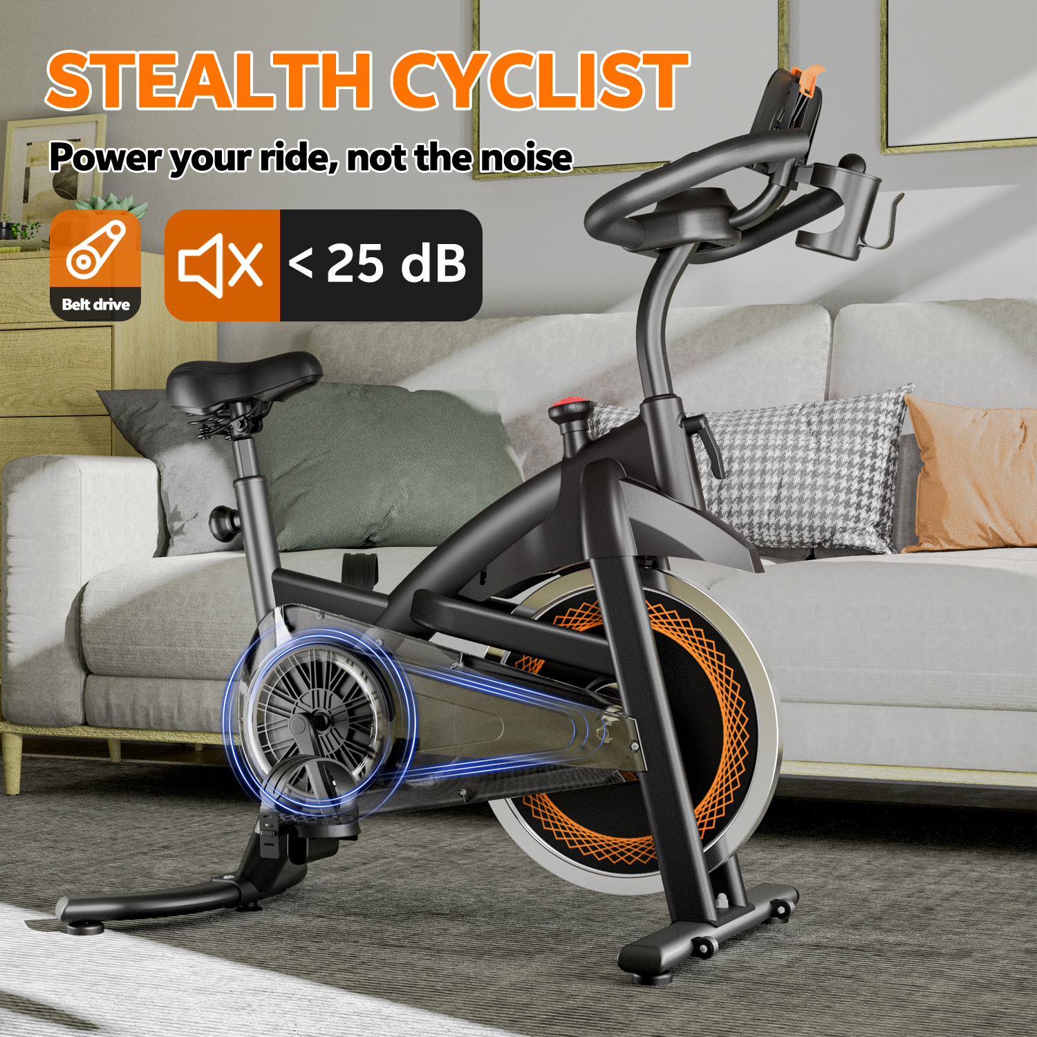 Exercise Bike with Adjustable Magnetic Resistance