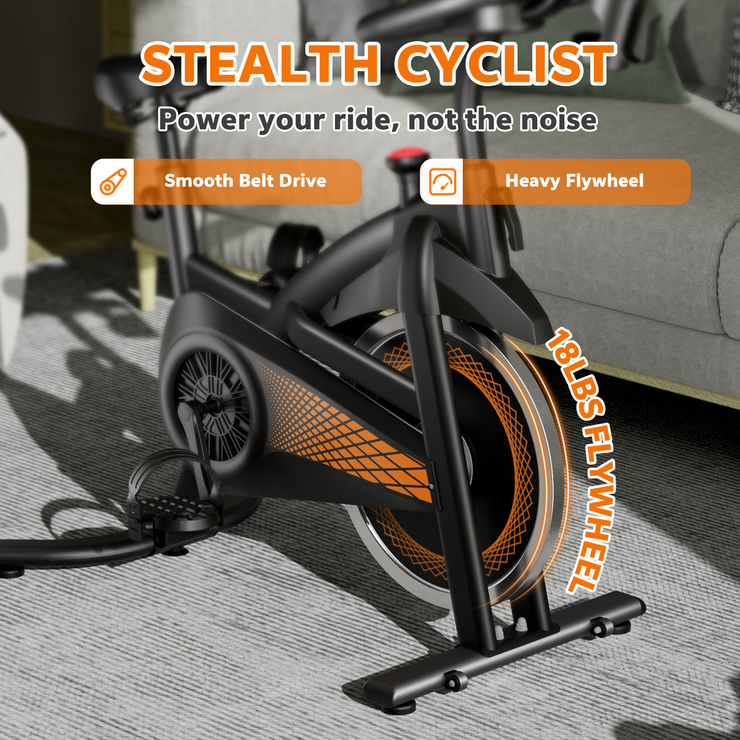 Exercise Bike with Adjustable Magnetic Resistance