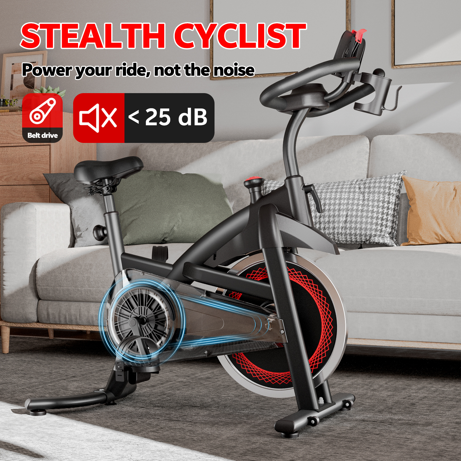 Exercise Bike with Adjustable Magnetic Resistance