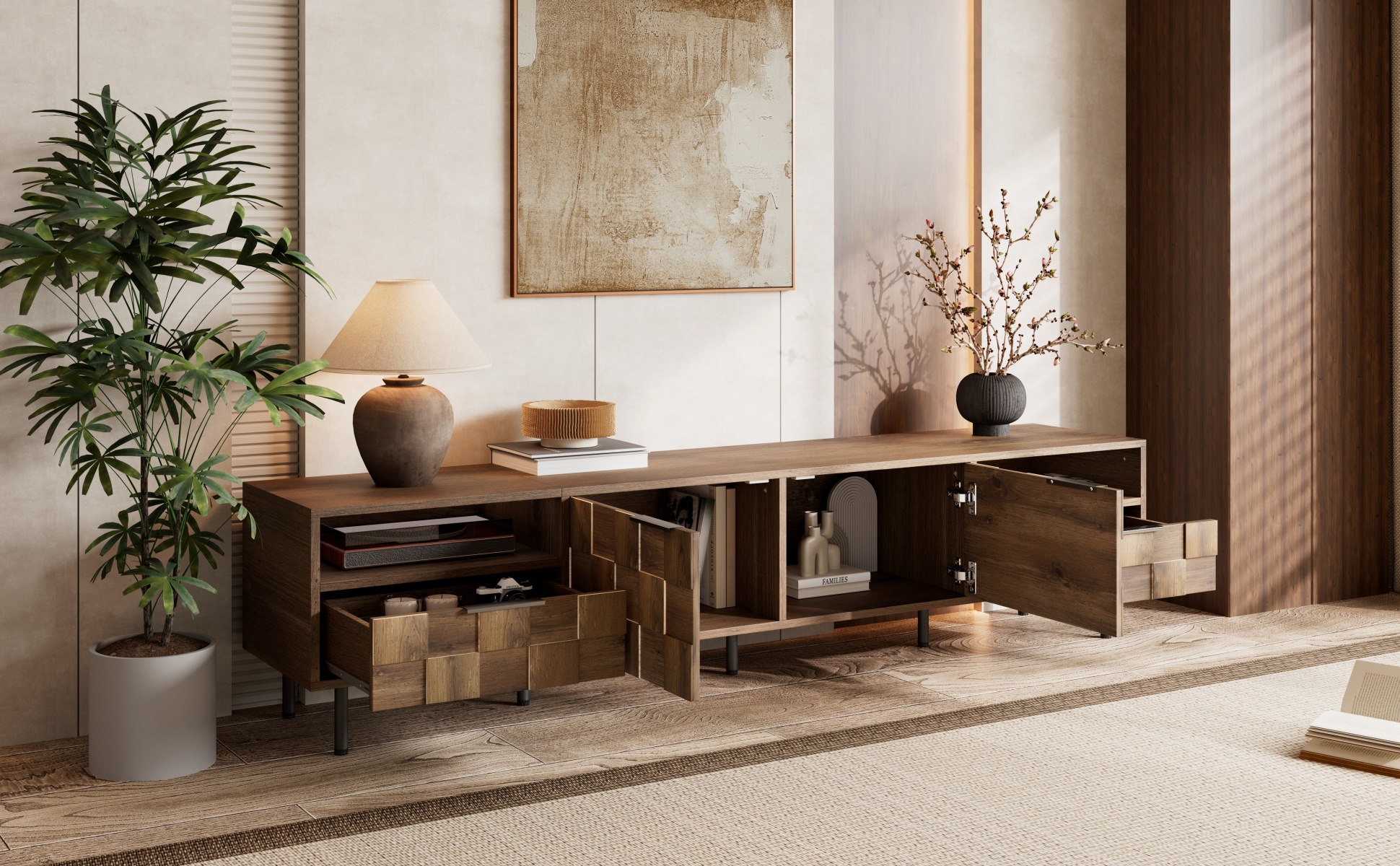 Mid Century TV Stand