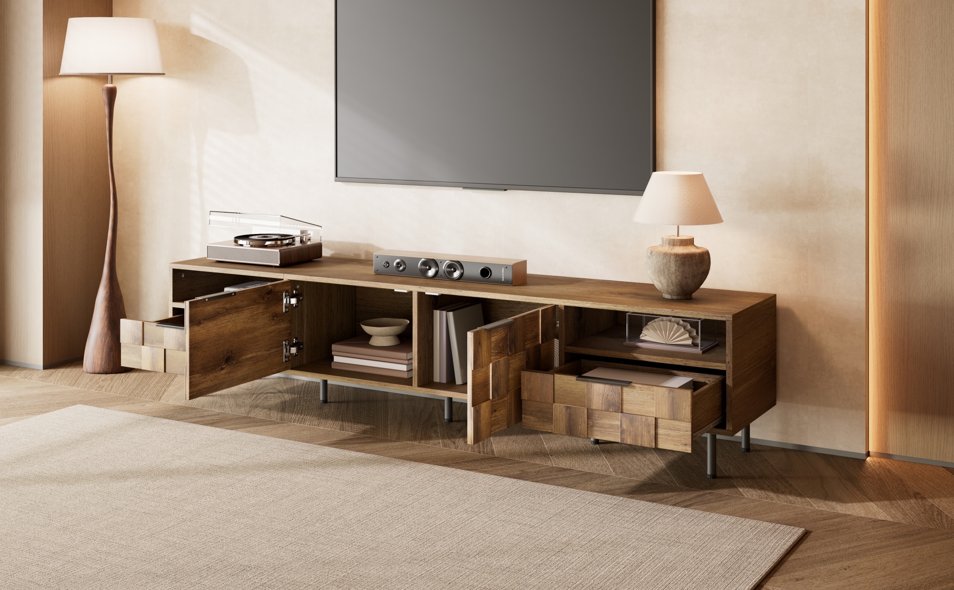 Mid Century TV Stand