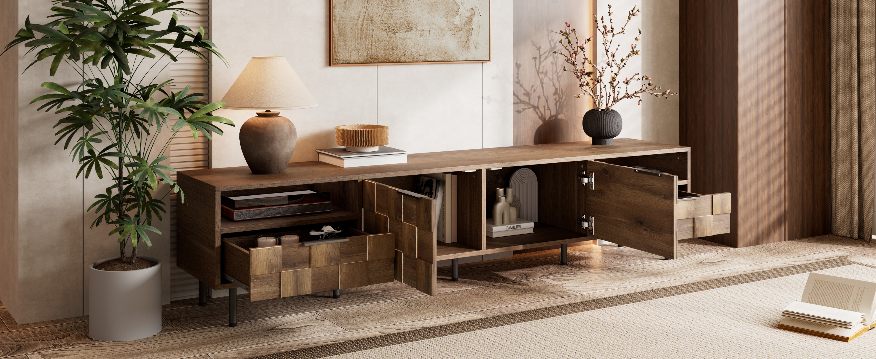 Mid Century TV Stand