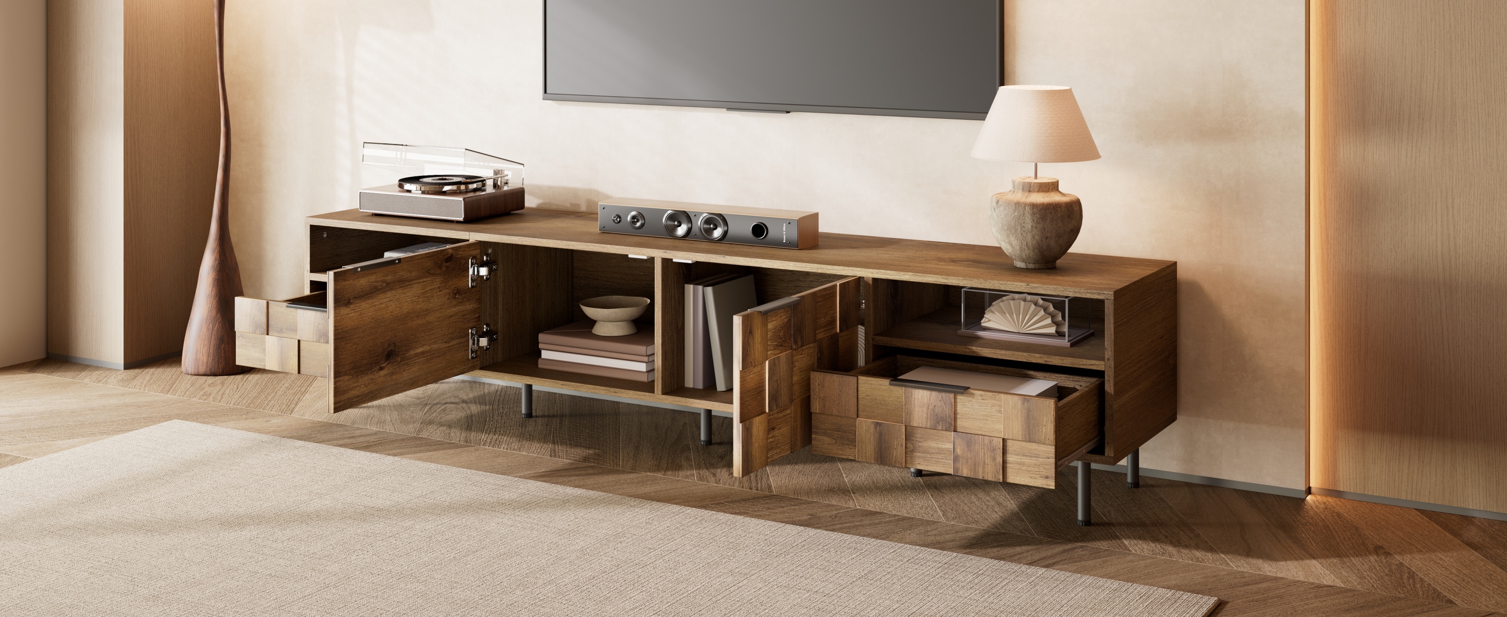 Mid Century TV Stand