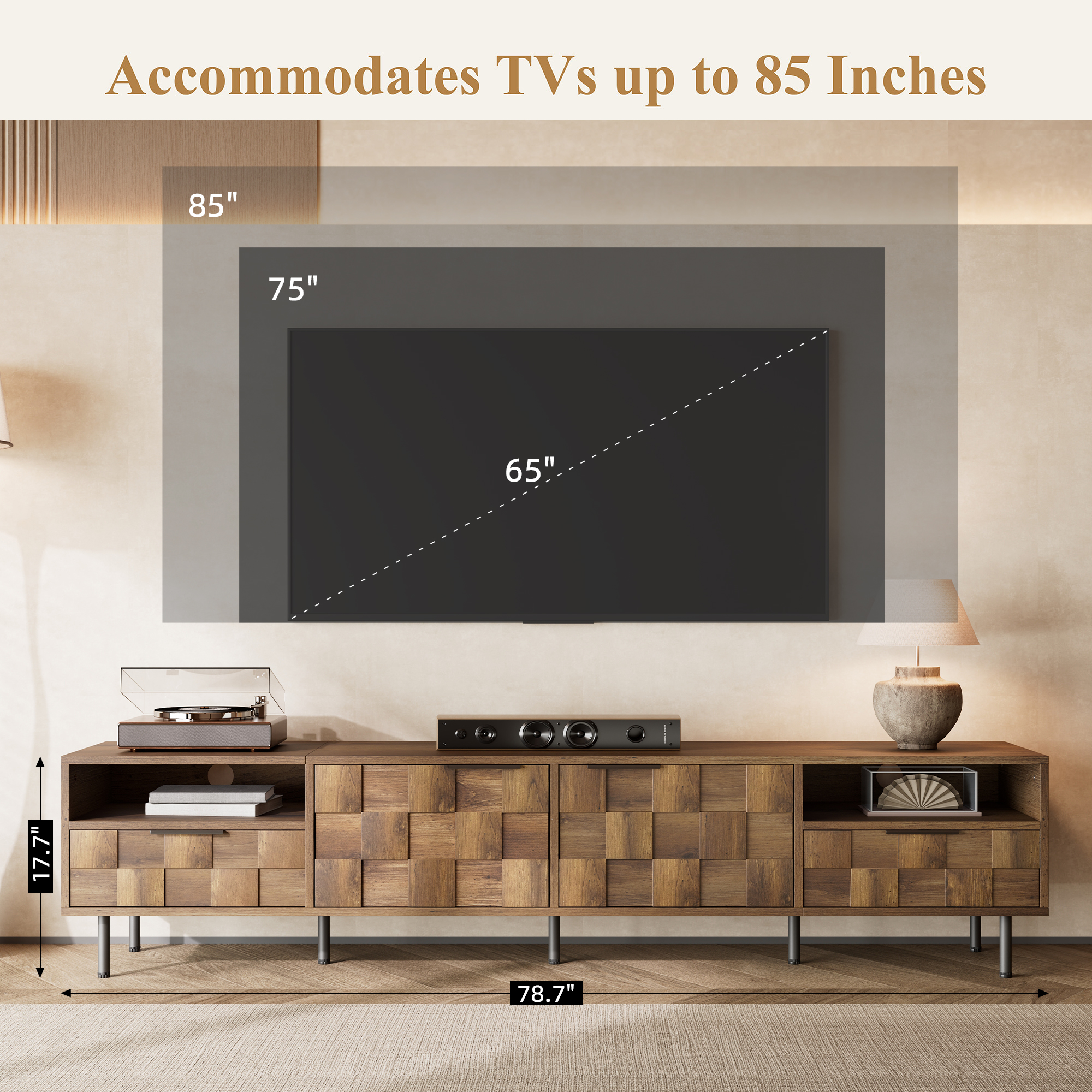Mid Century TV Stand
