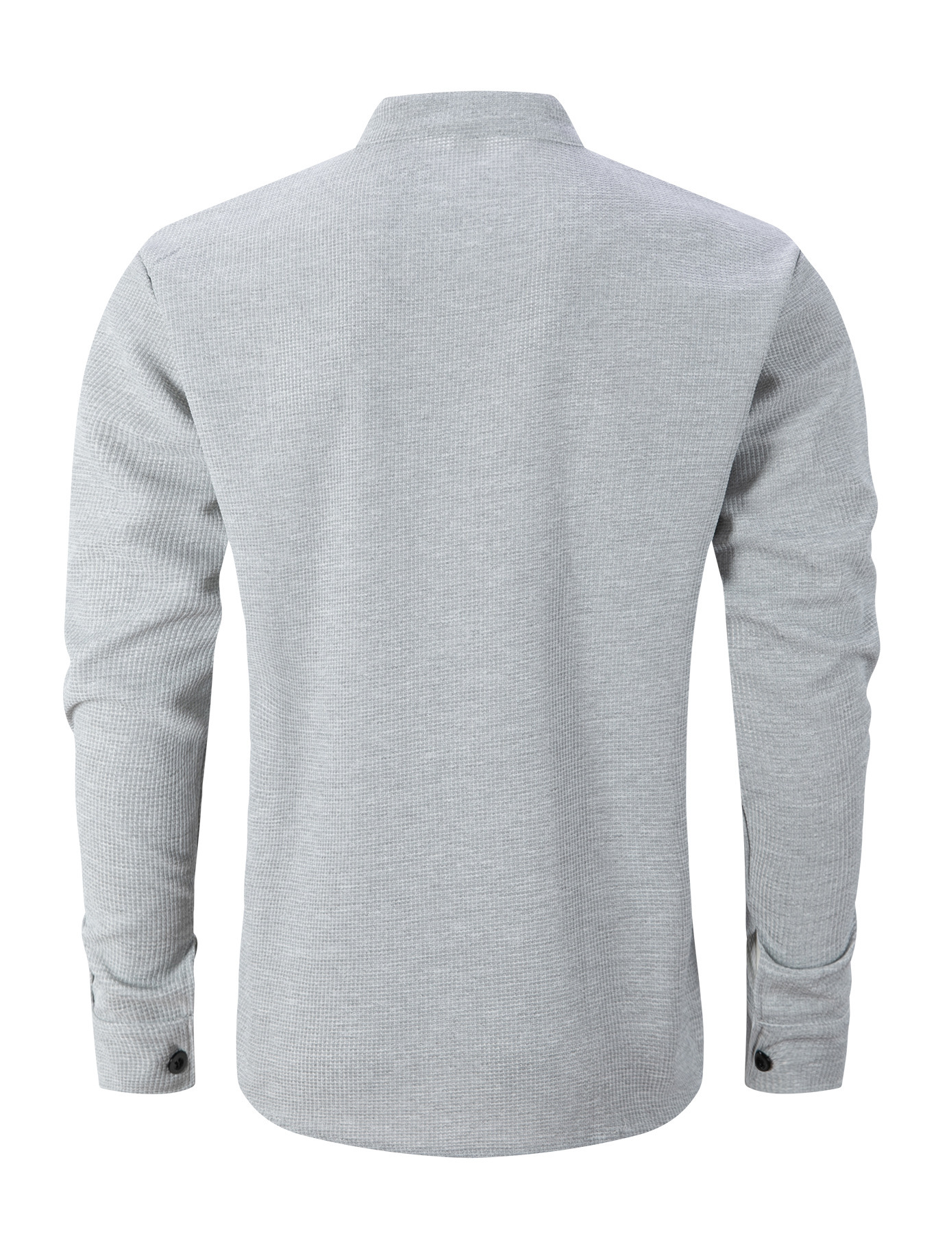 Mens Long-Sleeve Cardigan Shirt