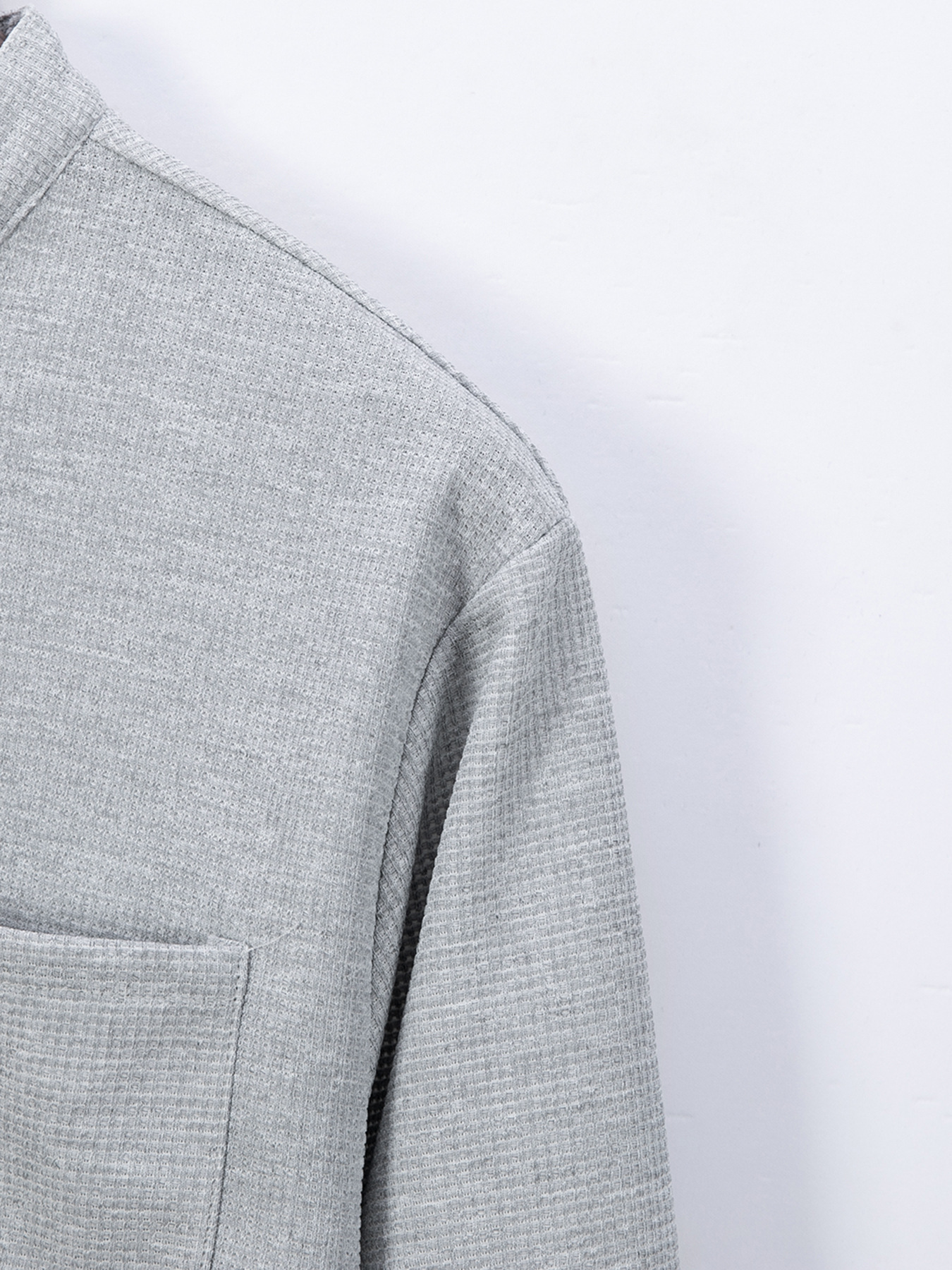 Mens Long-Sleeve Cardigan Shirt