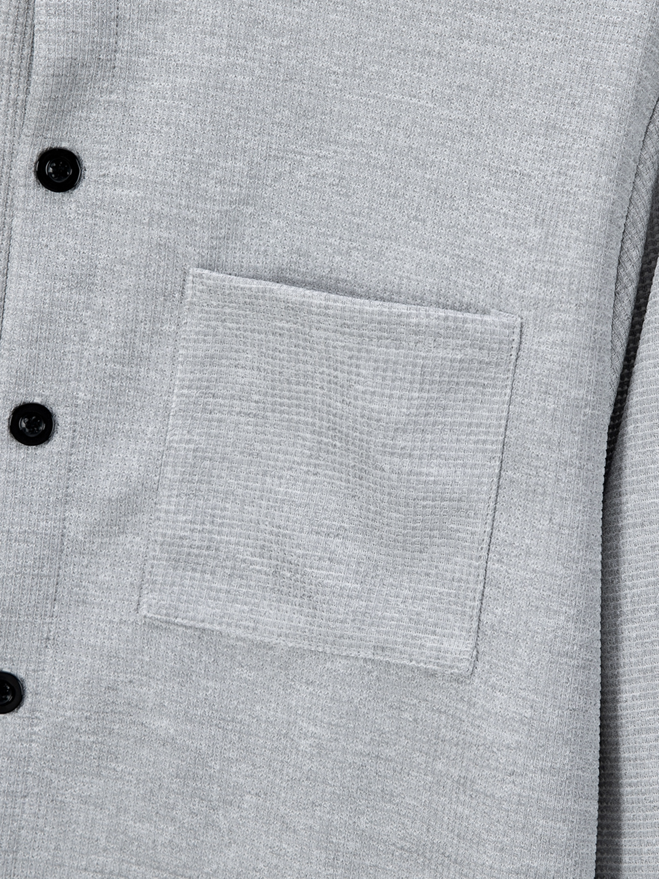 Mens Long-Sleeve Cardigan Shirt