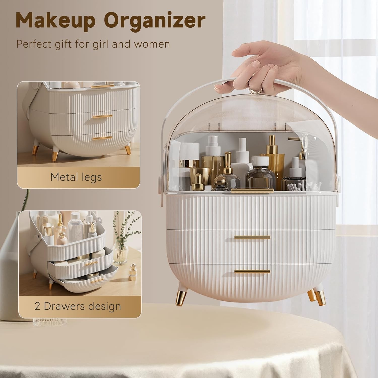 Large Makeup Organiser Box