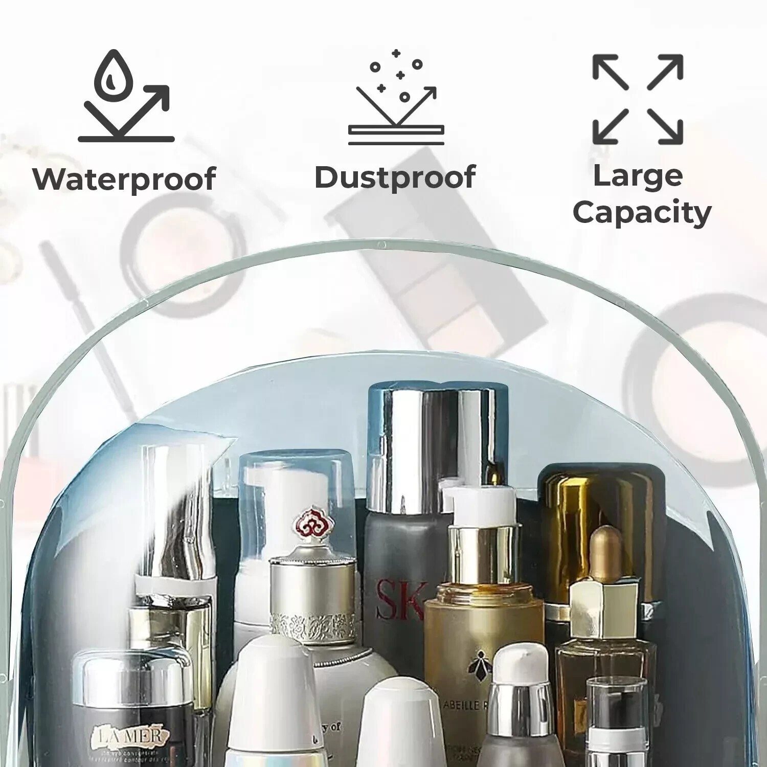 Large Makeup Organiser Box