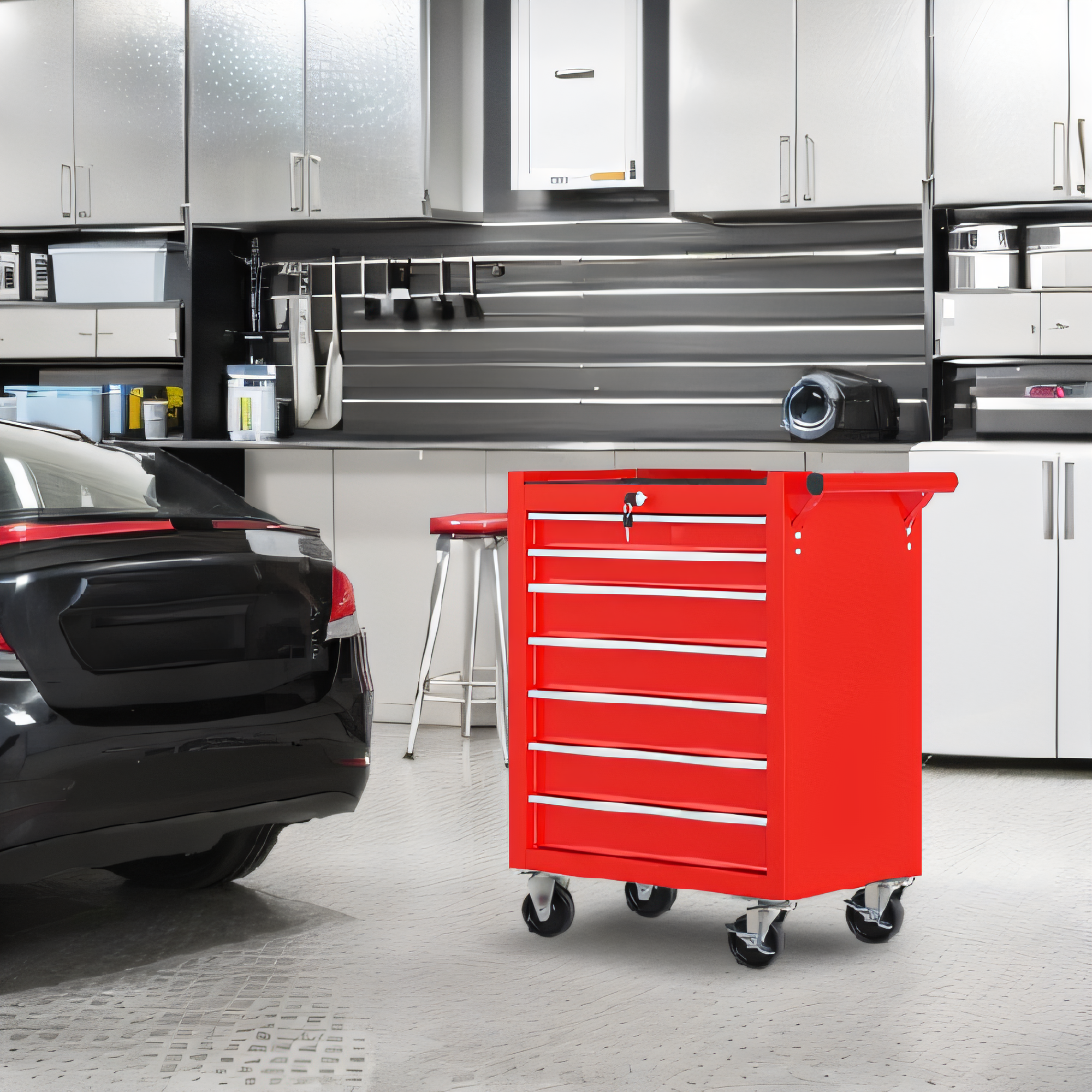 Rolling Tool Chest 7-Drawer