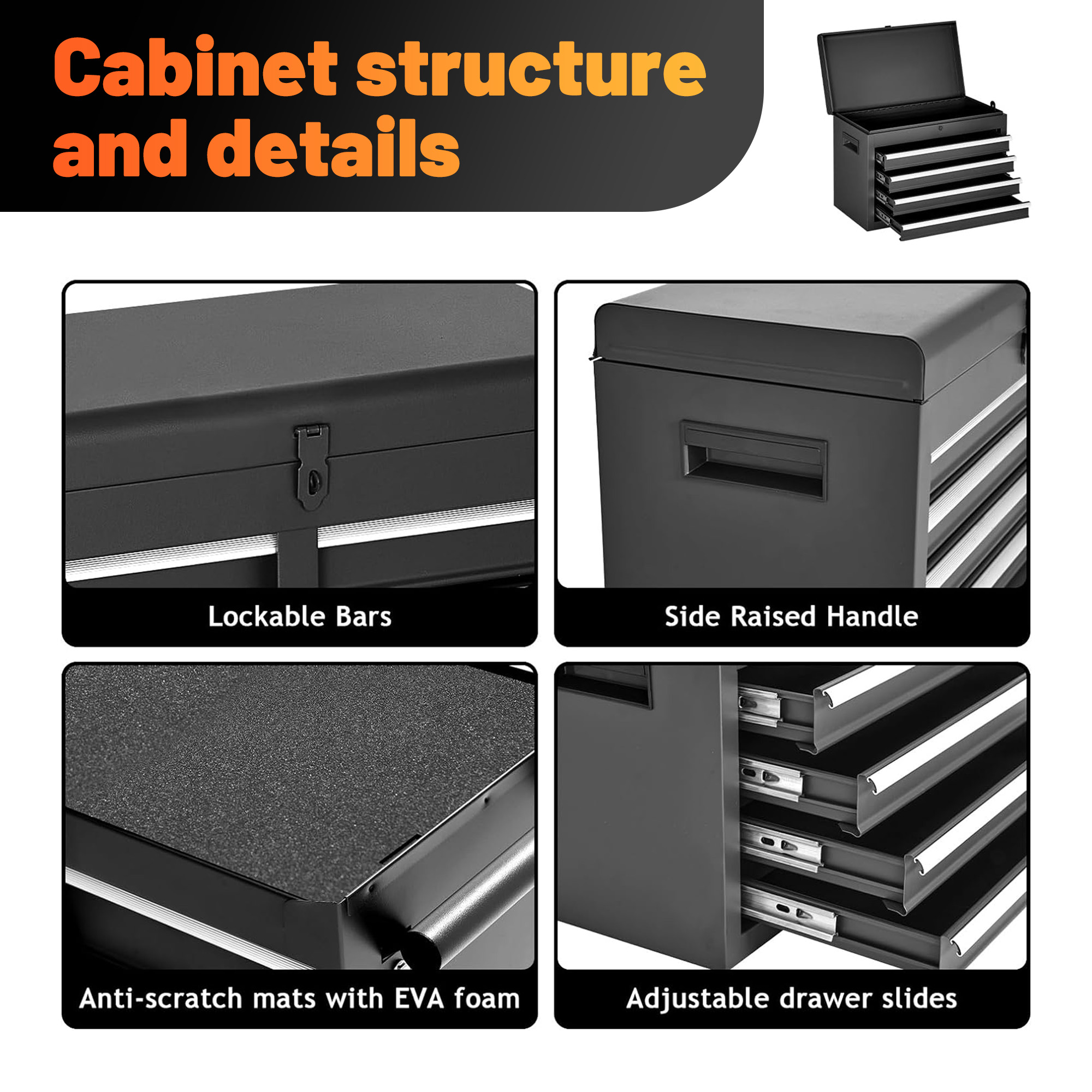 Tool Chest 5-Drawer Rolling