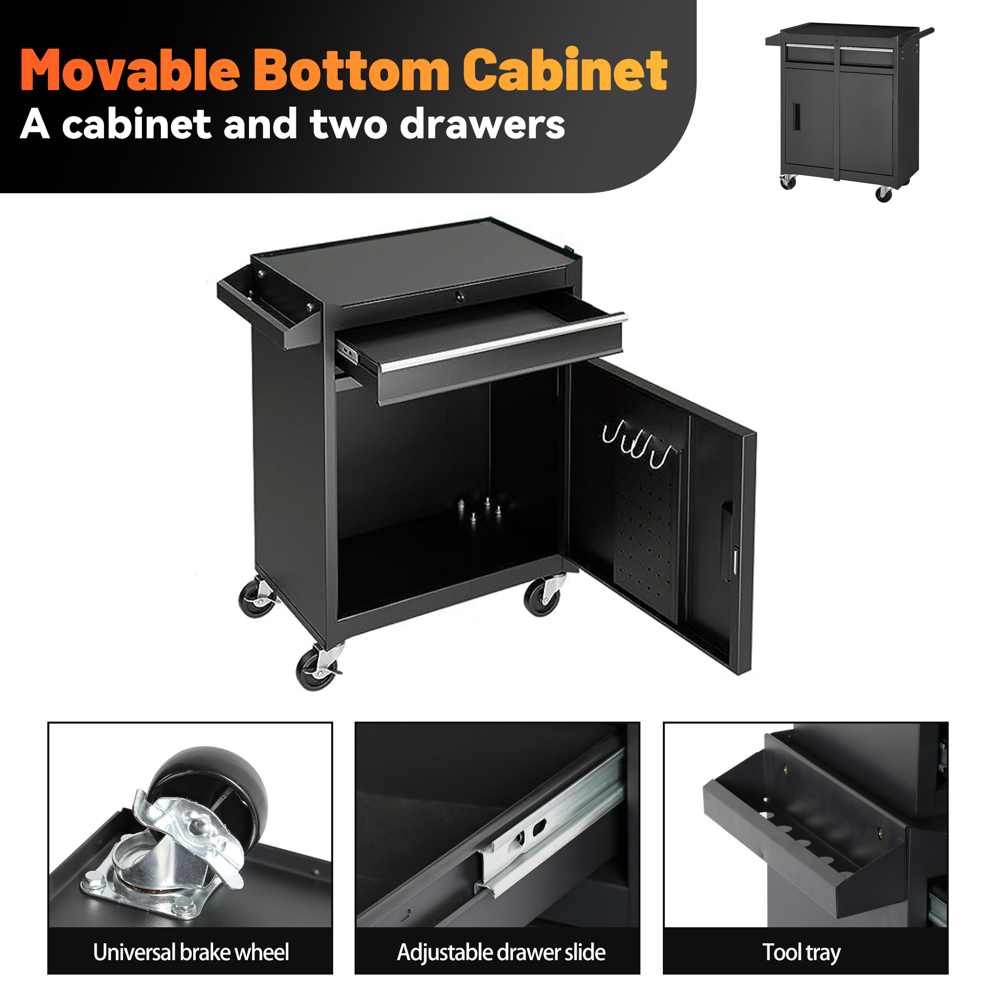 Tool Chest 5-Drawer Rolling