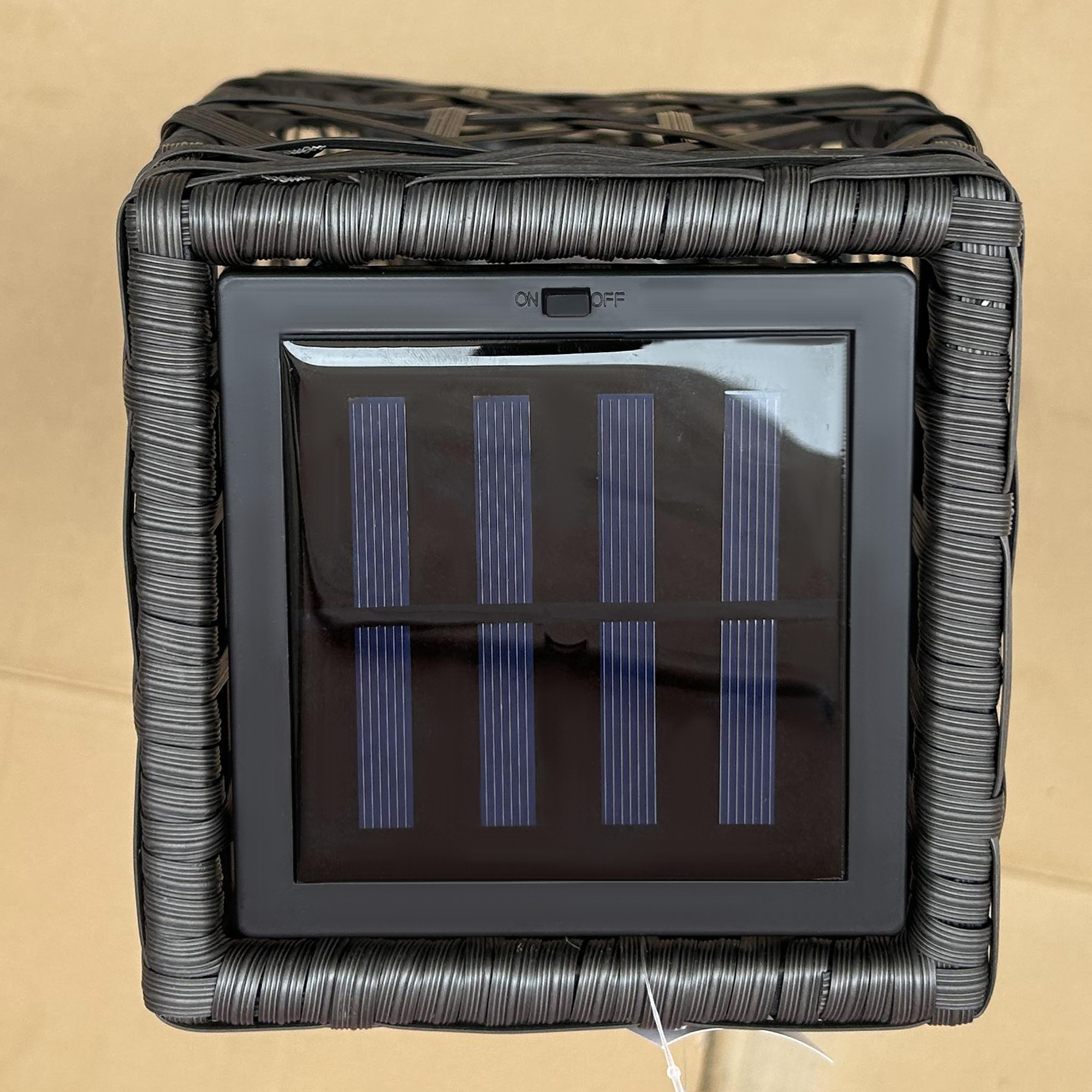 Rattan Solar Gartenlampe