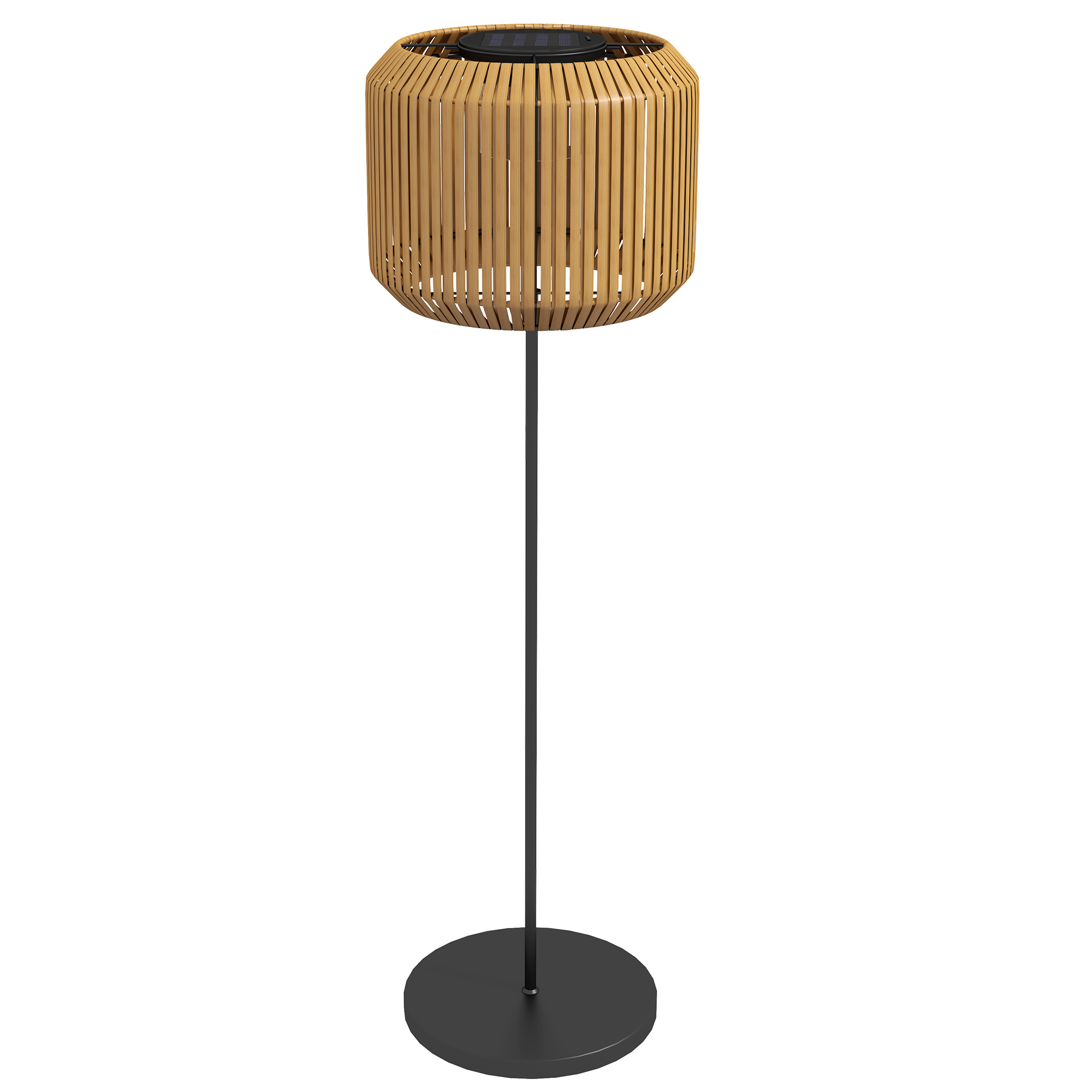 Rattan Solar Gartenlampe LED