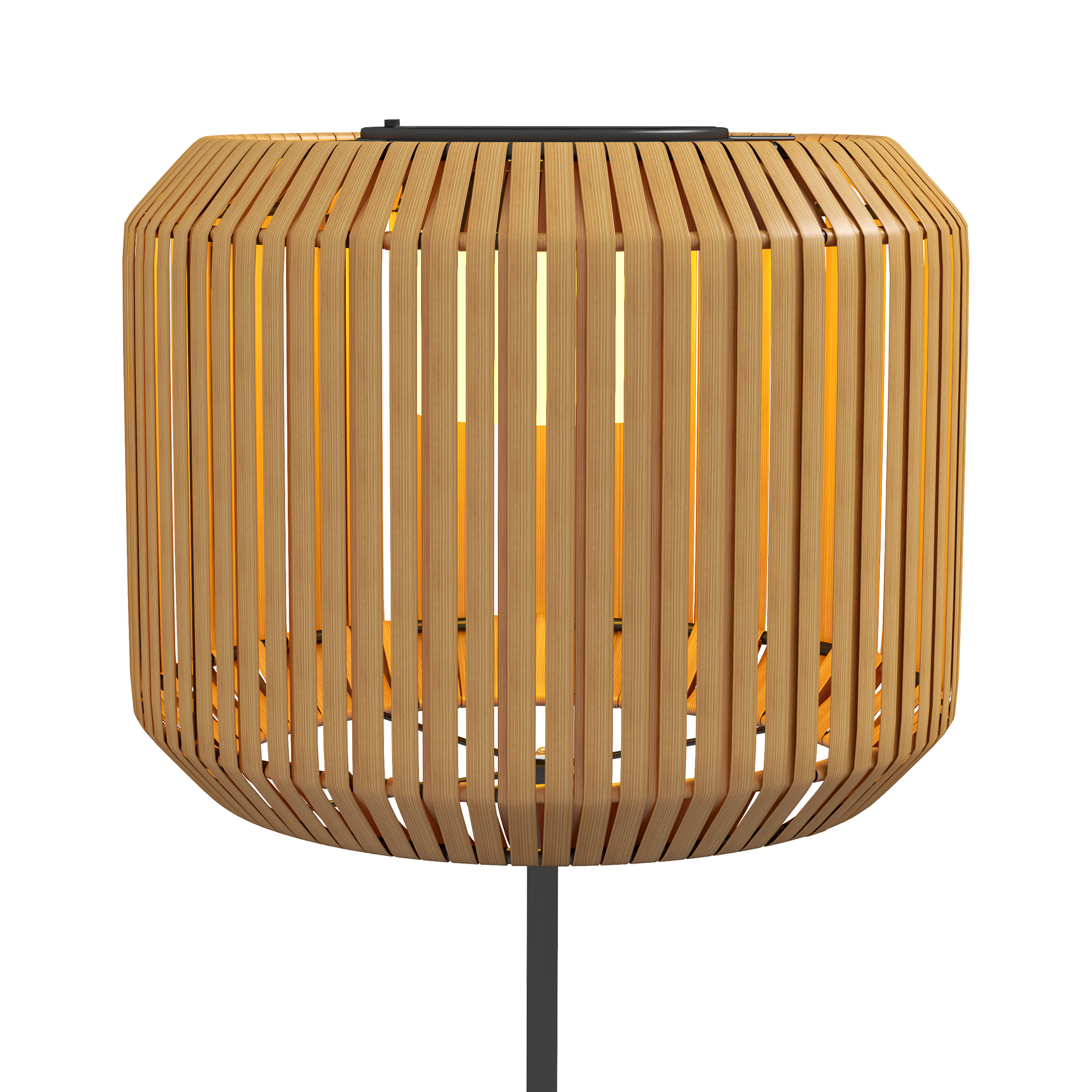 Rattan Solar Gartenlampe LED