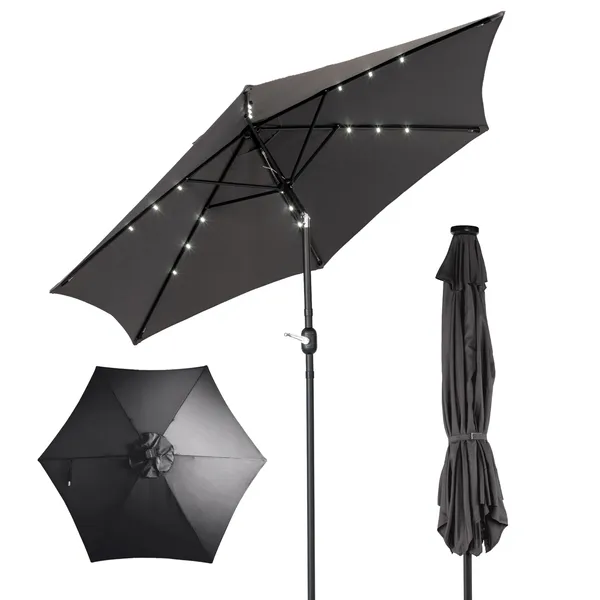Solar LED Patio Umbrella