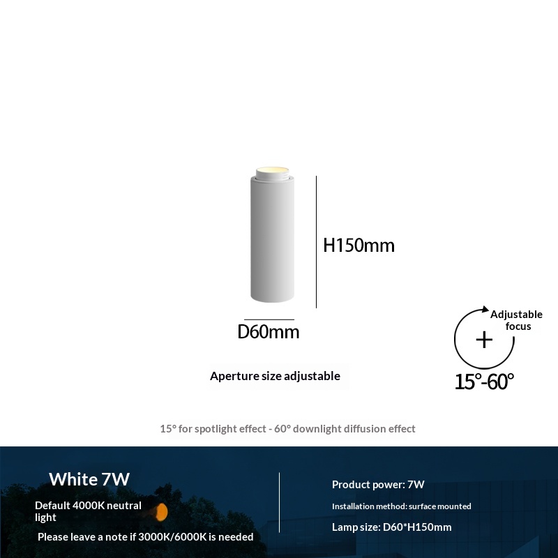 LED Cylindrical Tube Light