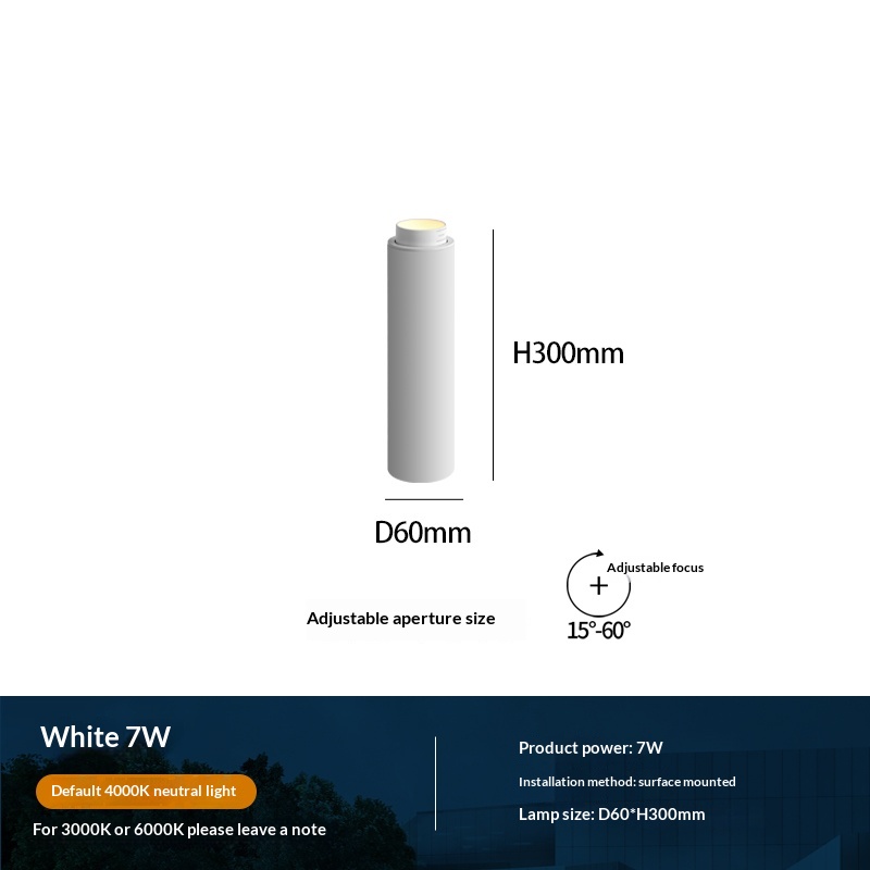 LED Cylindrical Tube Light